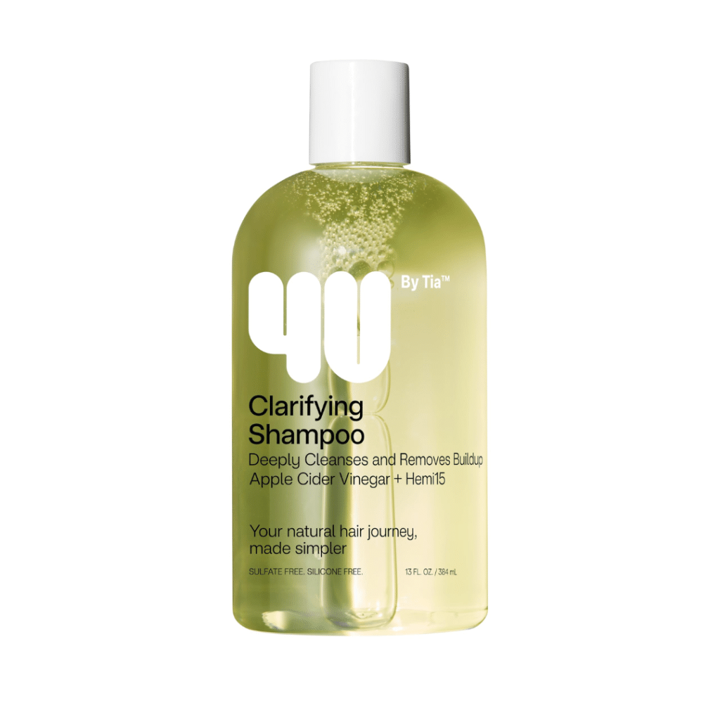 4U by Tia Clarifying Shampoo for Curly, Coily, Kinky 3A-4C Hair