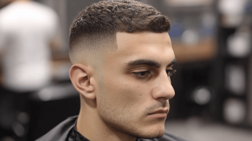 Buzz Fade for Square Faces