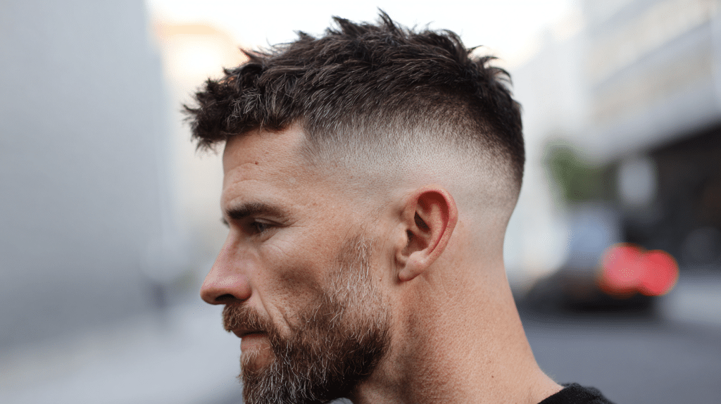 Buzz Fade with Textured Top