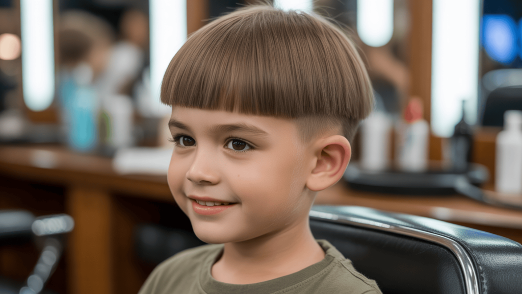 Caesar Cut Kids Haircut