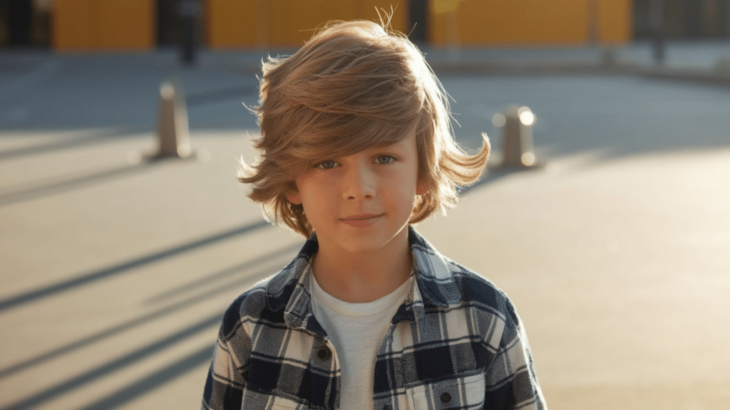 Layered Medium Cut for Boys