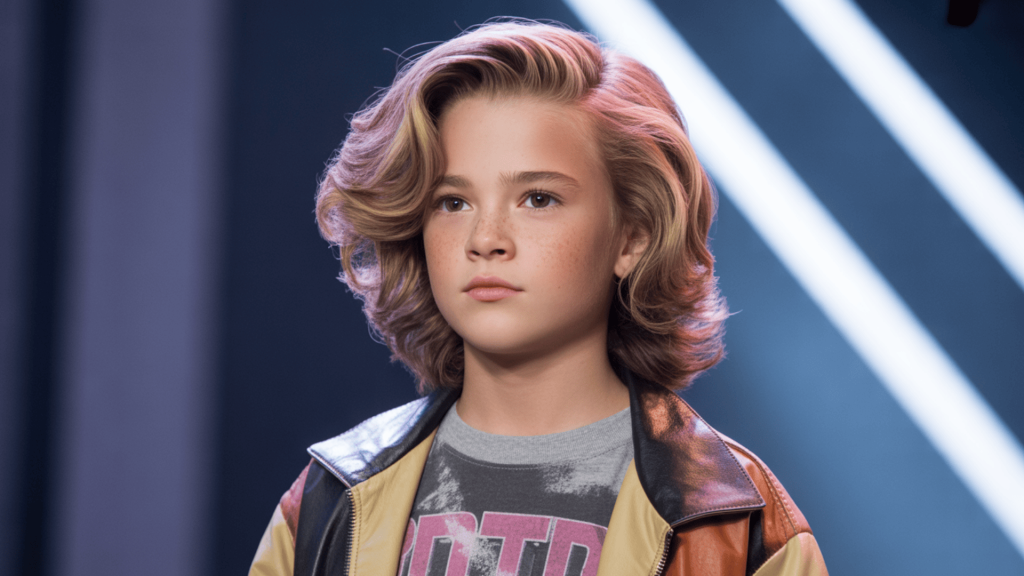 Popstar-Inspired Boy's Haircut