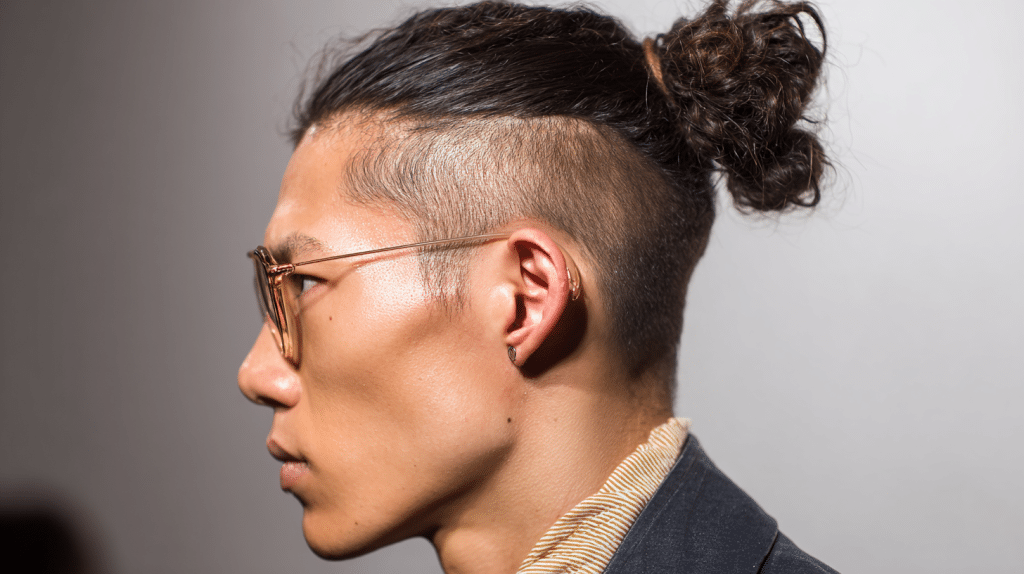 Shaved Hair Under Ponytail