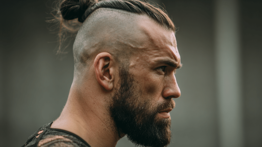 Warrior Ponytail with Shaved Sides
