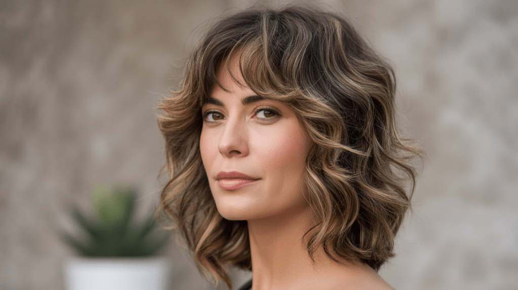 Wavy Shag Cut