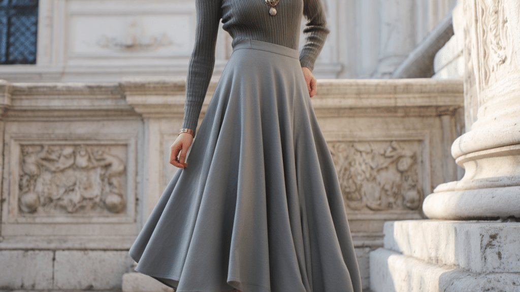 Godet Skirt