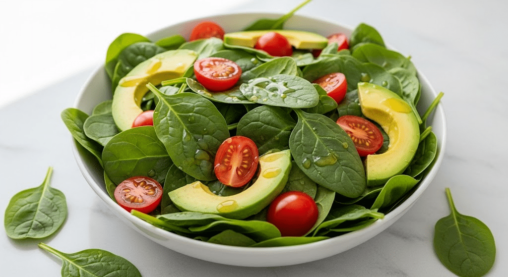 Iron-And-Folate-Rich-Spinach-For-Hair-Growth