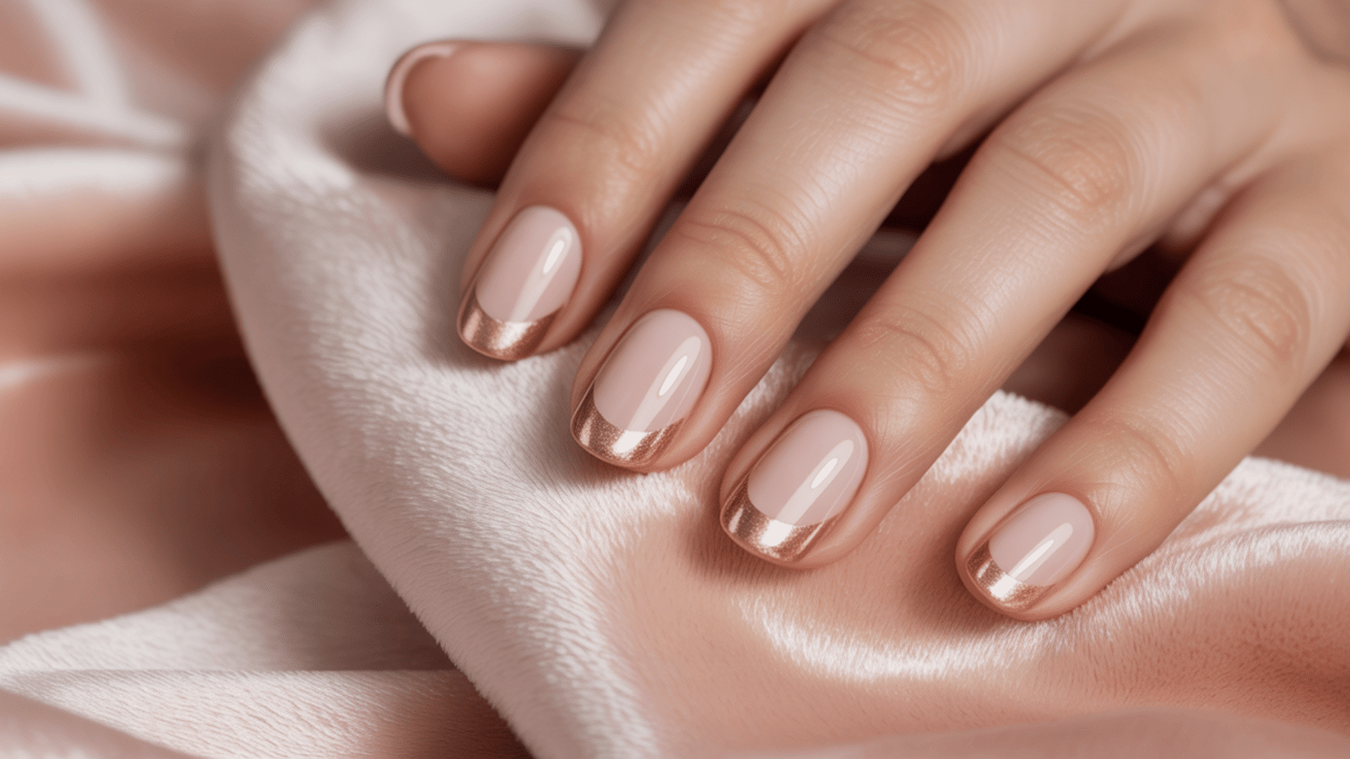 Rose Gold Metallic Warm