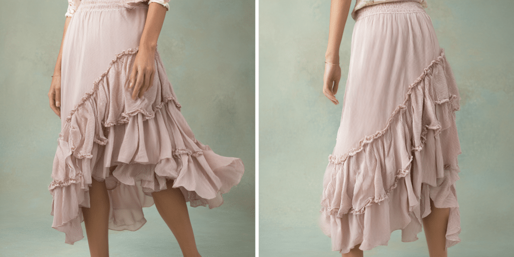 Ruffled Skirt