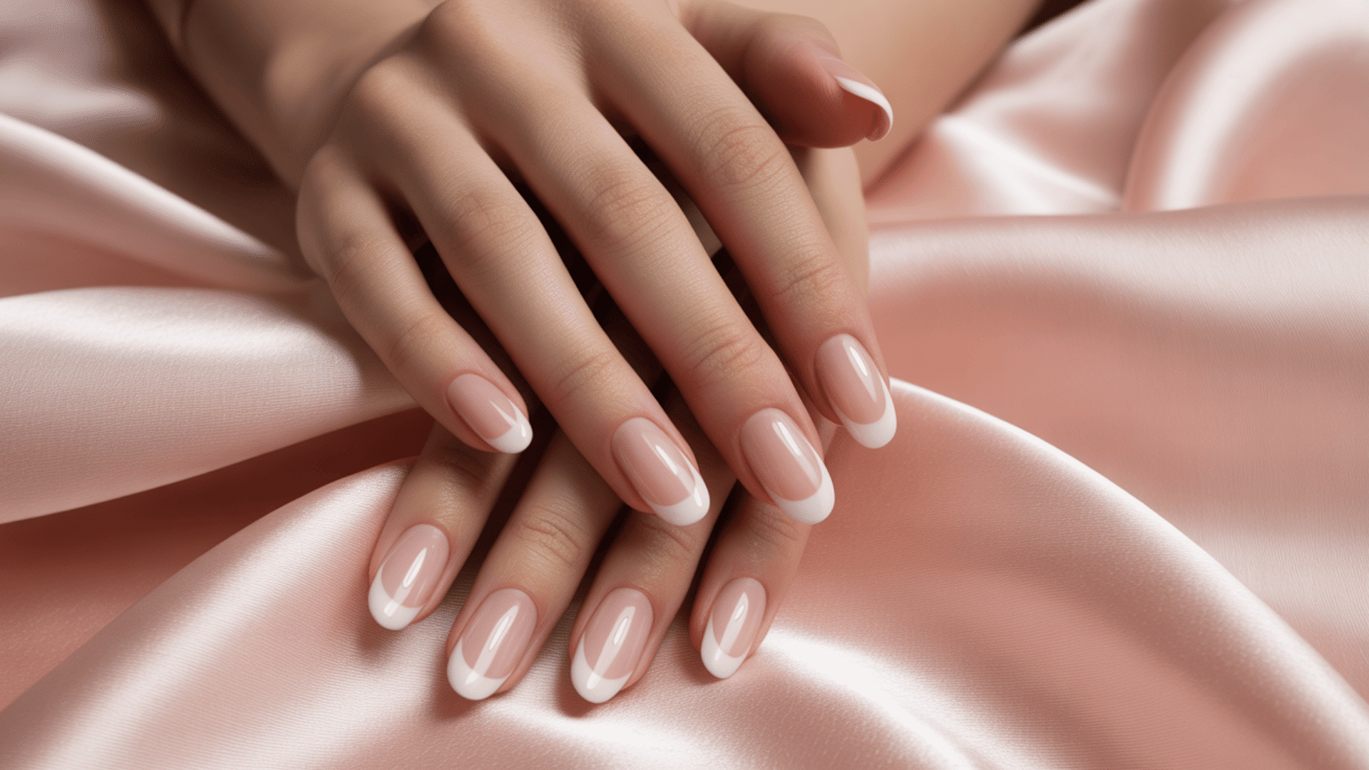 Sheer Pink Base with White Tips