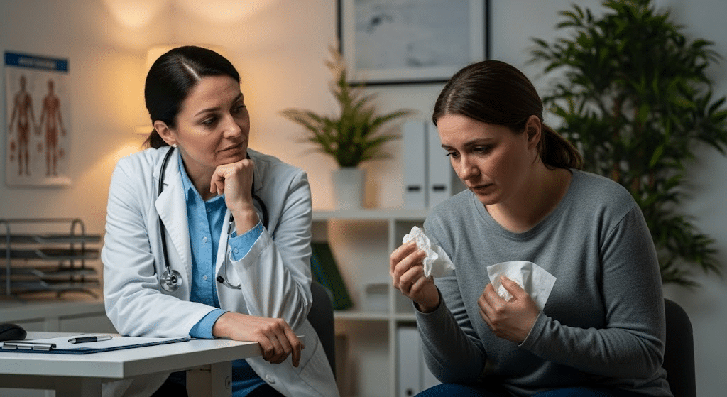 Visiting-Doctor-for-Persistent-Nasal-Congestion