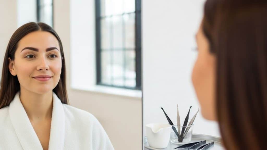 Woman-With-Freshly-Threaded-Eyebrows-And-Clean-Skin
