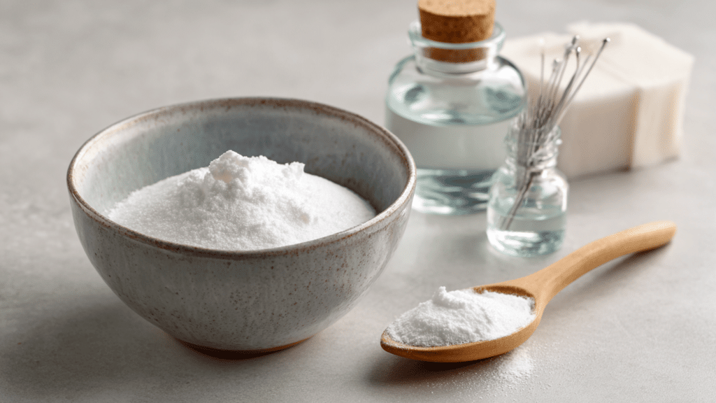 baking soda and dish soap paste