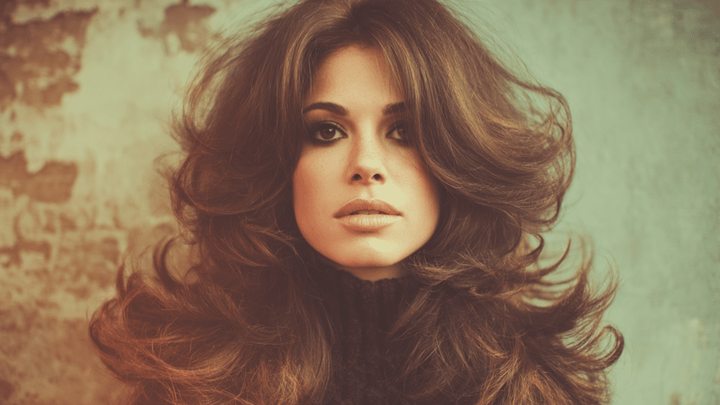 Feathered ’70s-Inspired Blowout