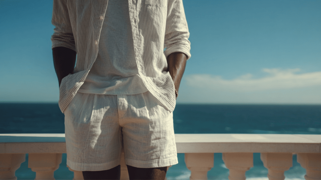 linen shorts