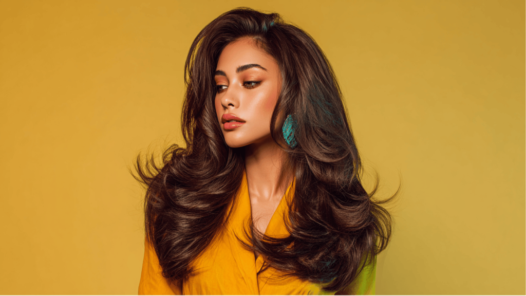 Voluminous ’90s Supermodel Blowout