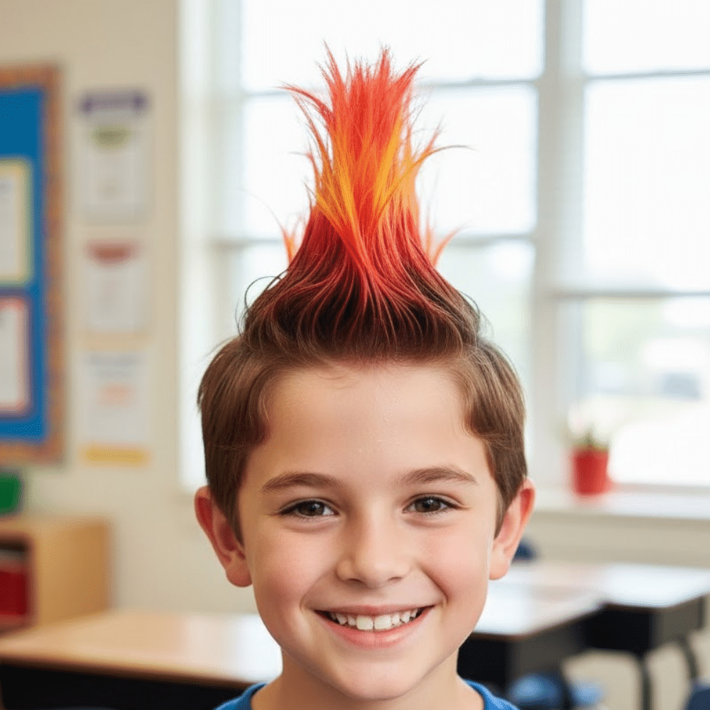 Fire Engine Red Hair
