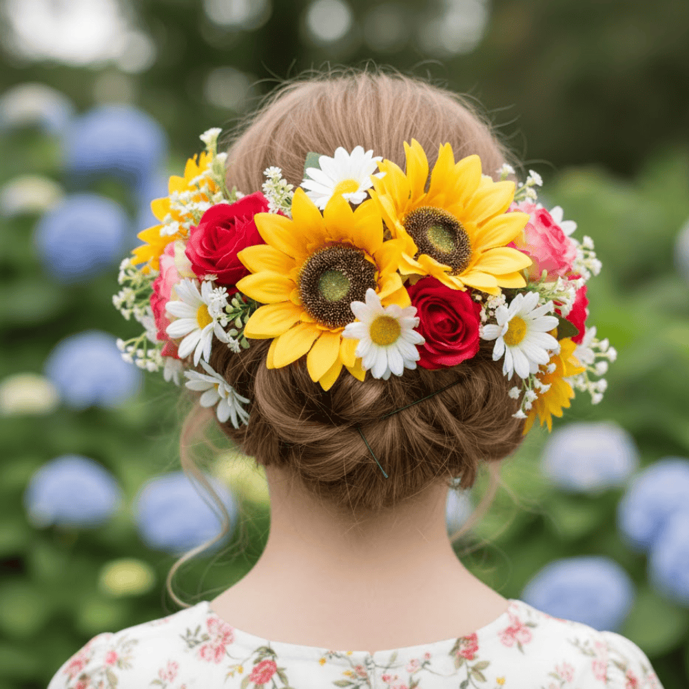 Garden Party Hair Bouquet