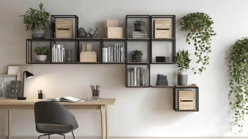 Grid or Box Shelving