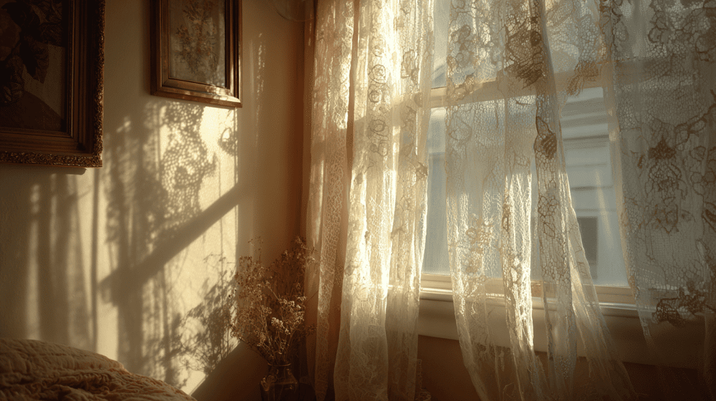 Lace Curtains for Delicate Light Filtering