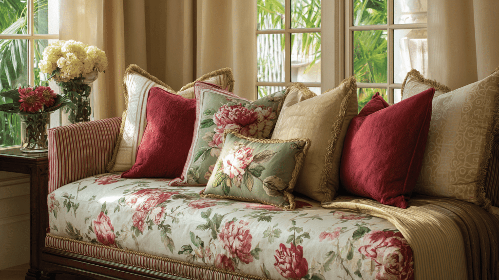 Pillows in Coordinating Patterns