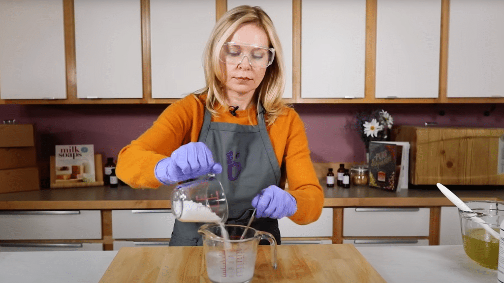 Make the Lye Solution (Safely)