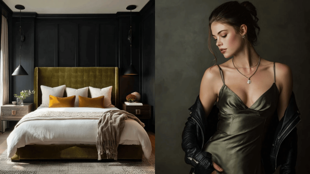 Olive With Black