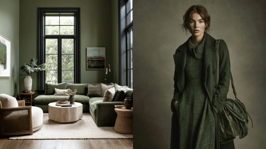 Olive With Forest Green