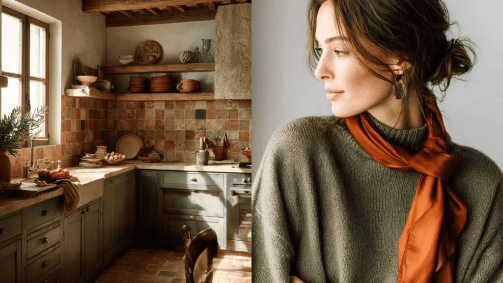 Olive With Terracotta