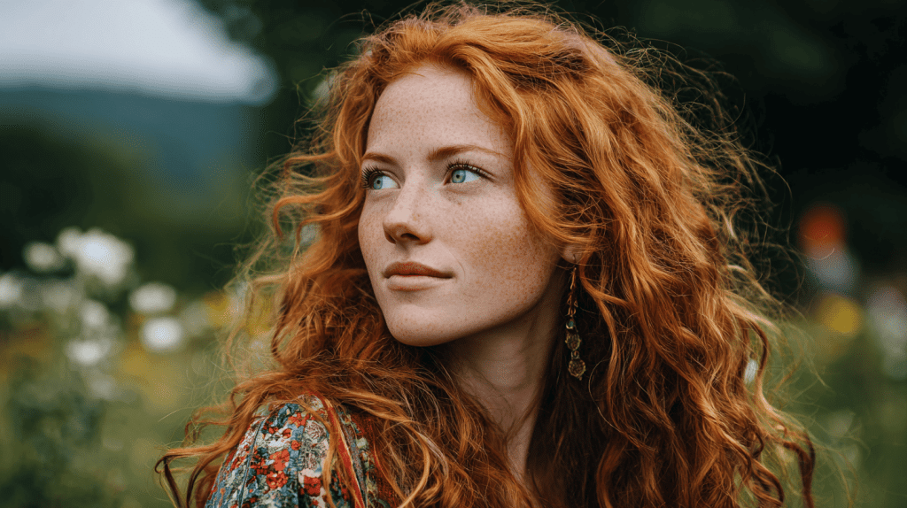 Red Hair and Green Eyes
