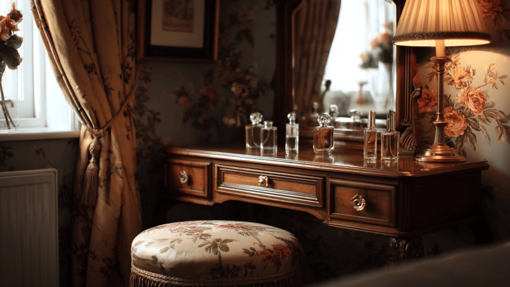 Traditional Vanity Table with a Mirror