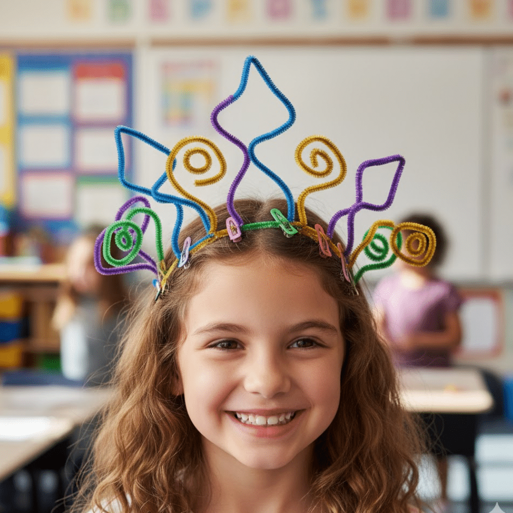 Twisted Pipe Cleaner Crown