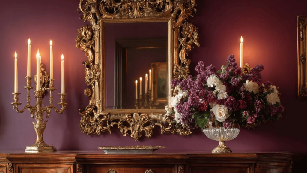 Vintage Ornate Mirror