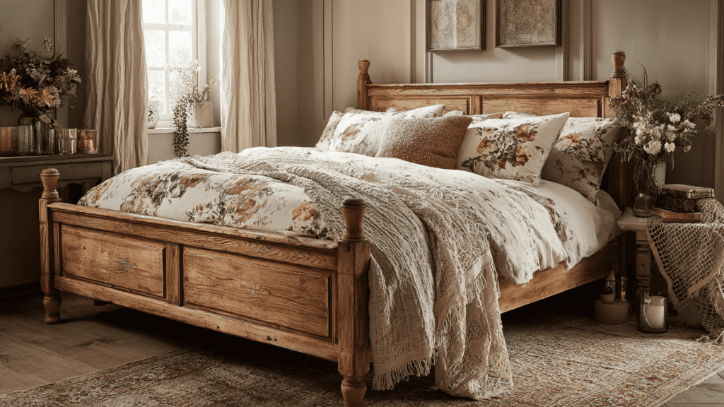Vintage Wooden Bed Frames