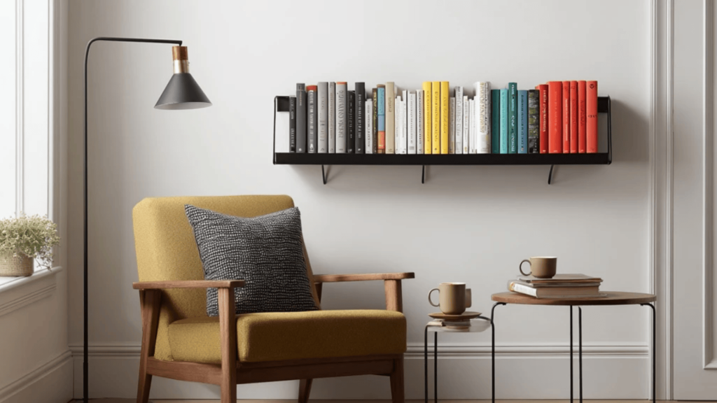 Wall-Mounted Book Display