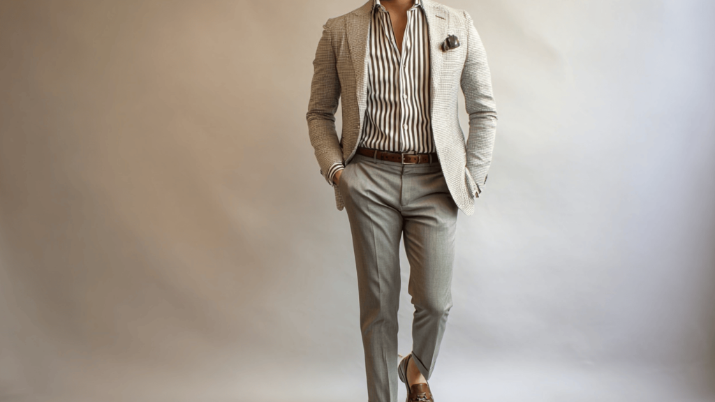 patterned shirt