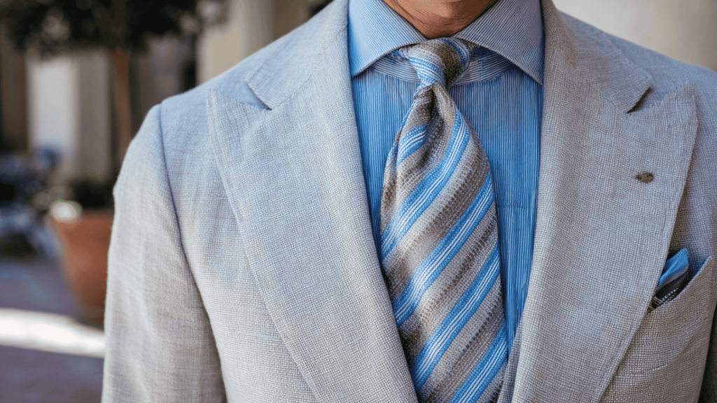 patterned tie
