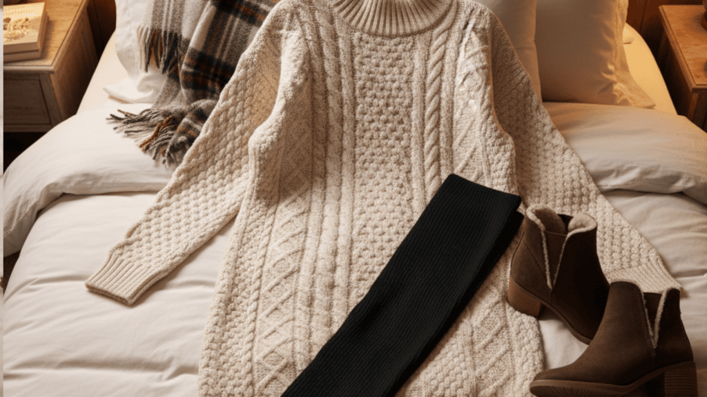 sweater dress leggings