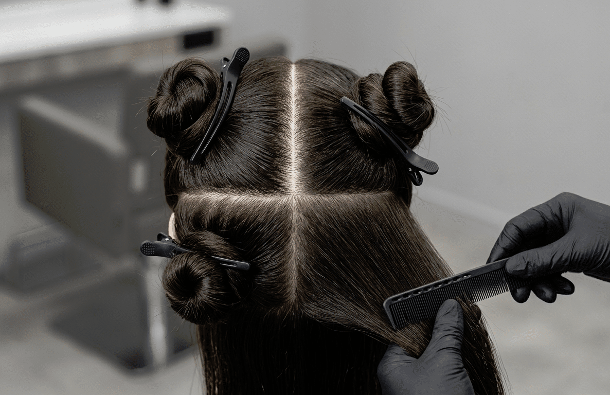 How to Section Hair for Clean Lines at Home