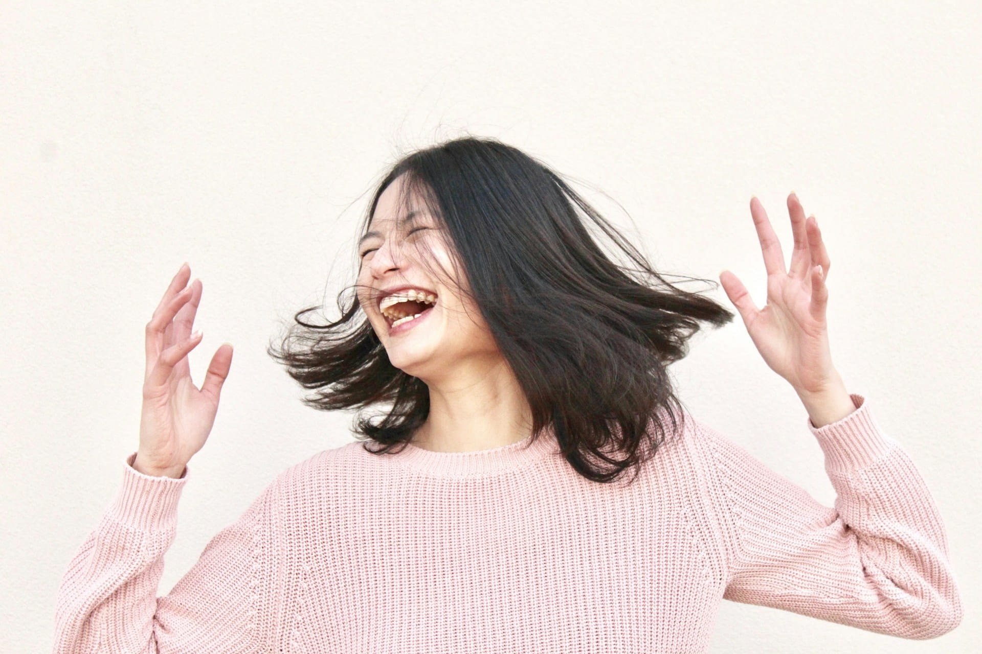 A happy women