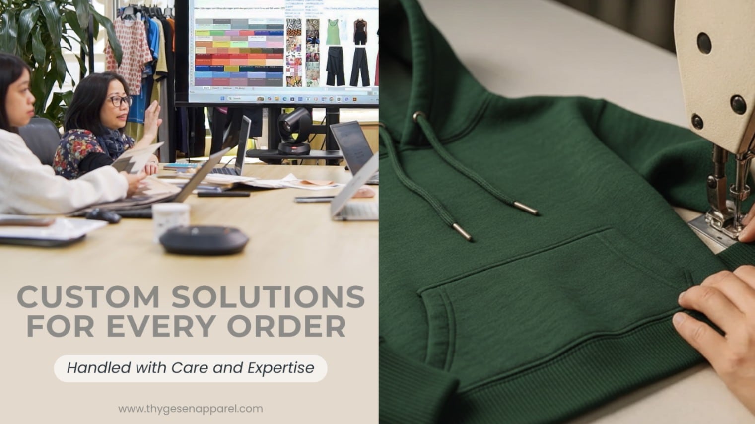 A truly effective hoodie manufacturing process requires custom solutions tailored to each order, rather than a one-size-fits-all approach