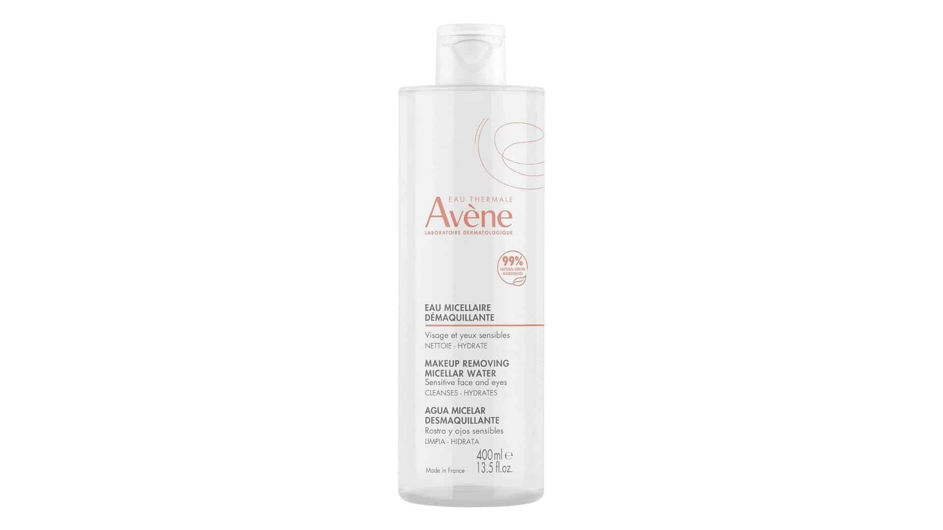 Avène Micellar Water bottle for sensitive skin with gentle makeup removal and hydration