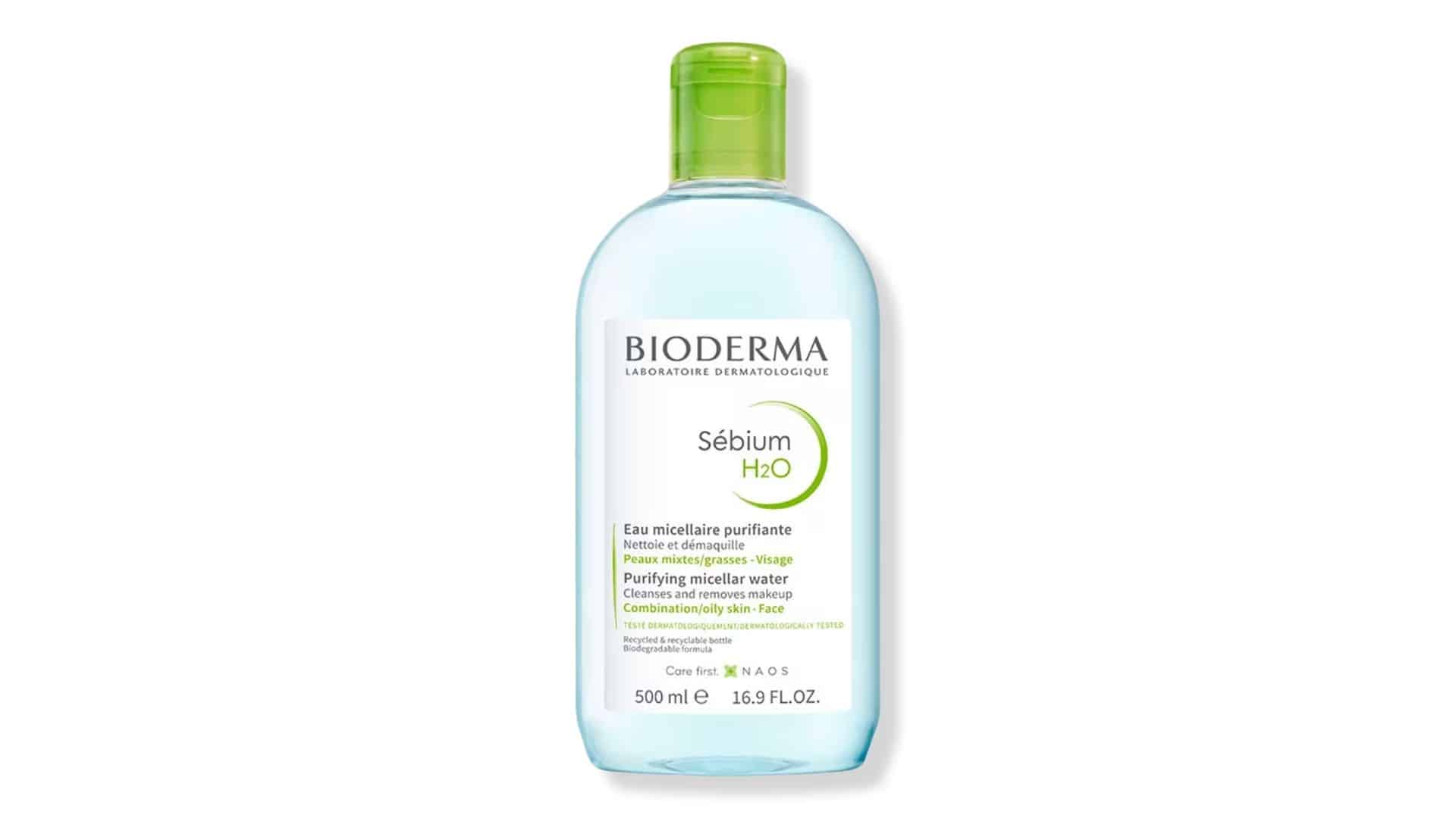 Bioderma Sebium H2O micellar water bottle for oily and combination skin cleansing