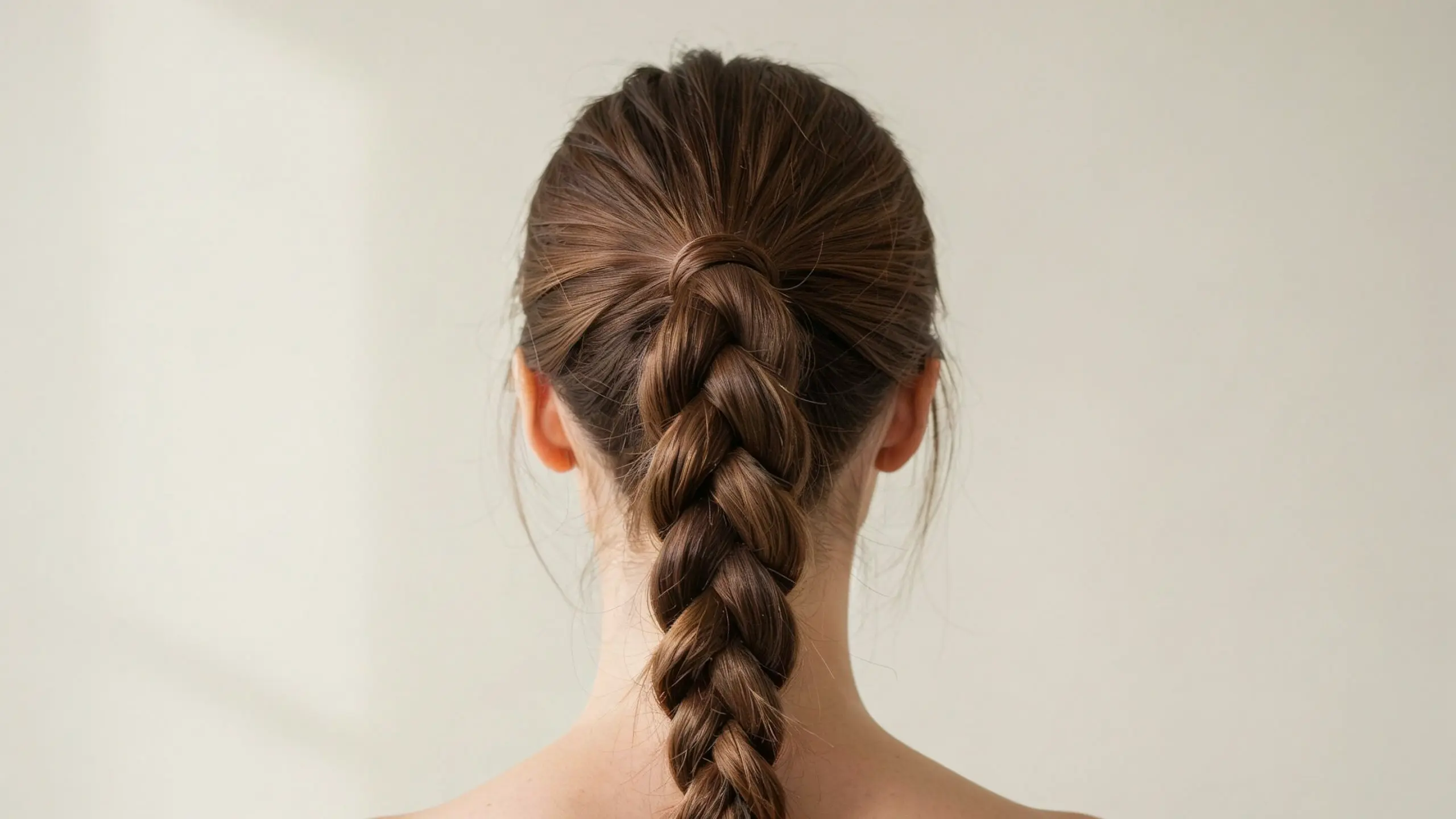 Braided ponytail, one of the sleekest updo hairstyles for long hair