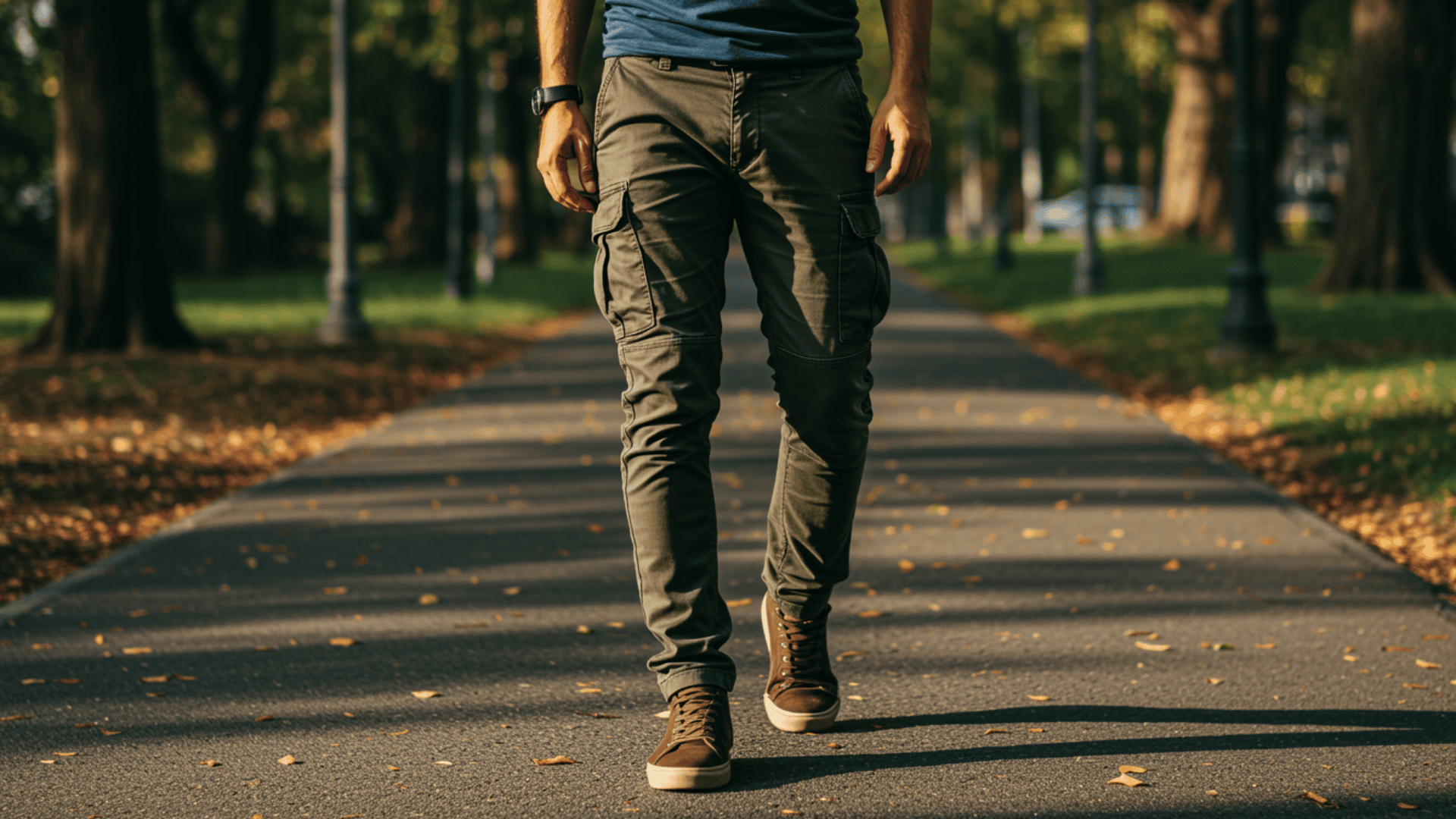 Old Navy multi-pocket cargo pants for men