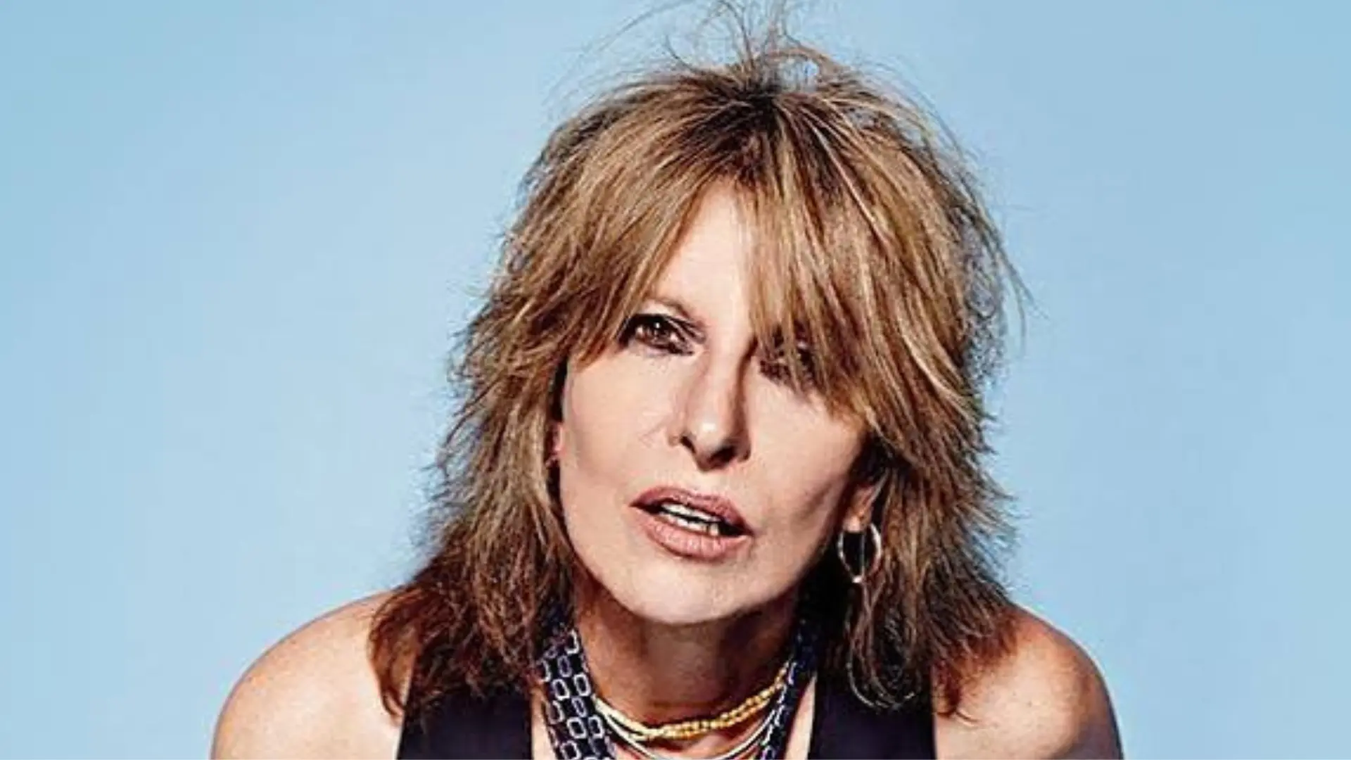 chrissie hynde inspired choppy shag punk haircut