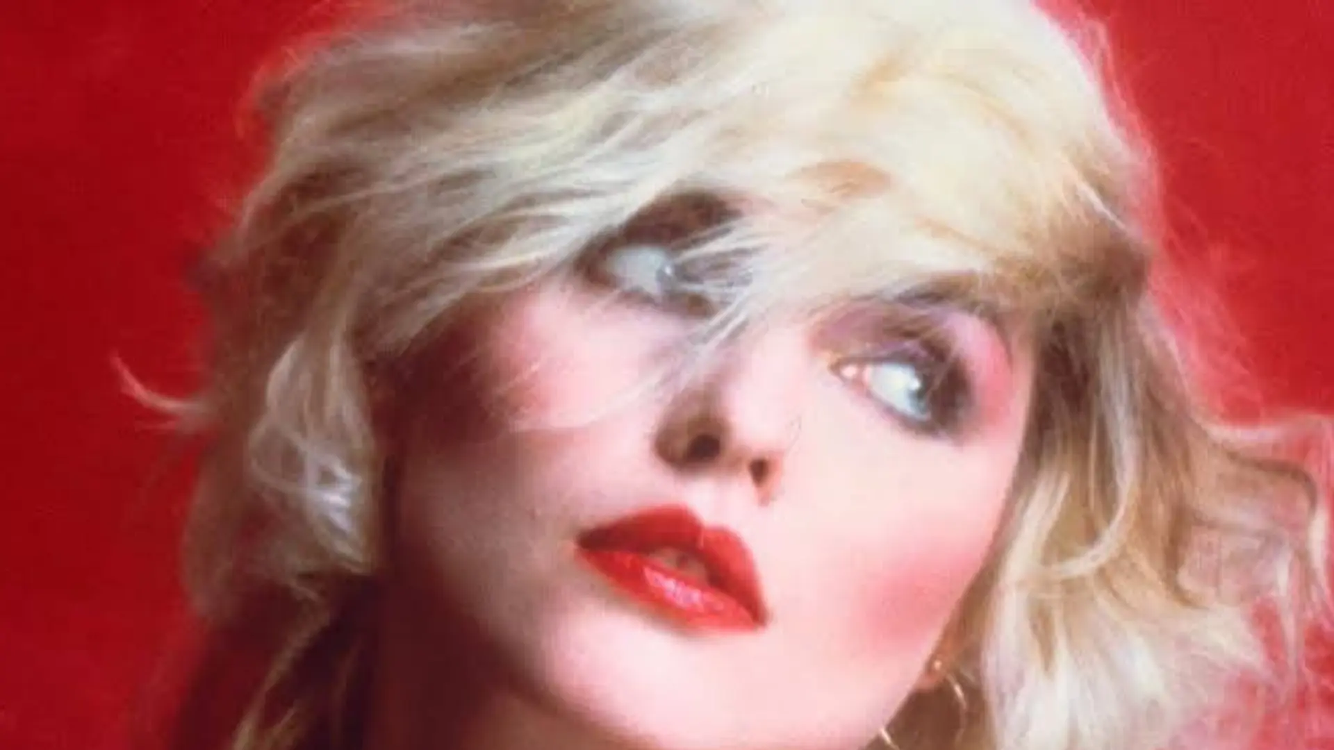 debbie harry inspired red lip punk makeup