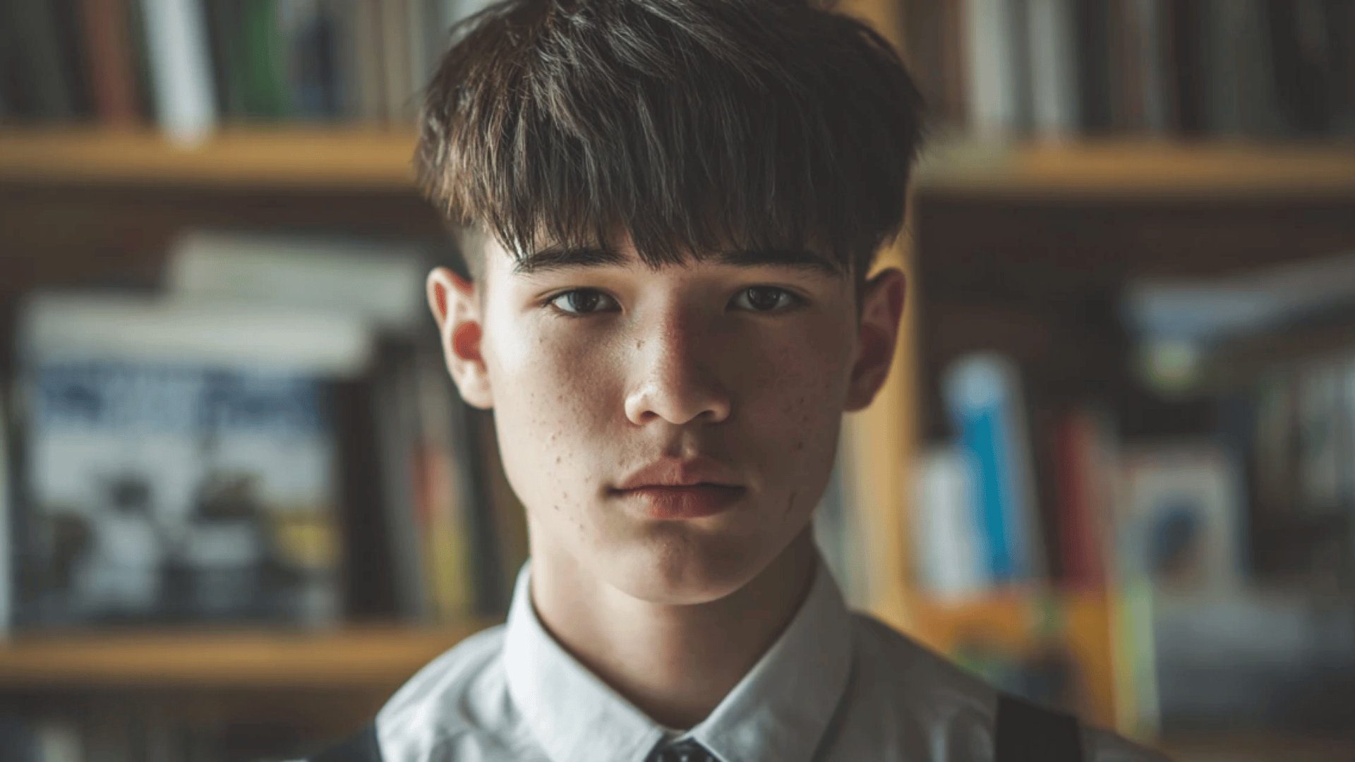Classic French crop haircut with clean short styling