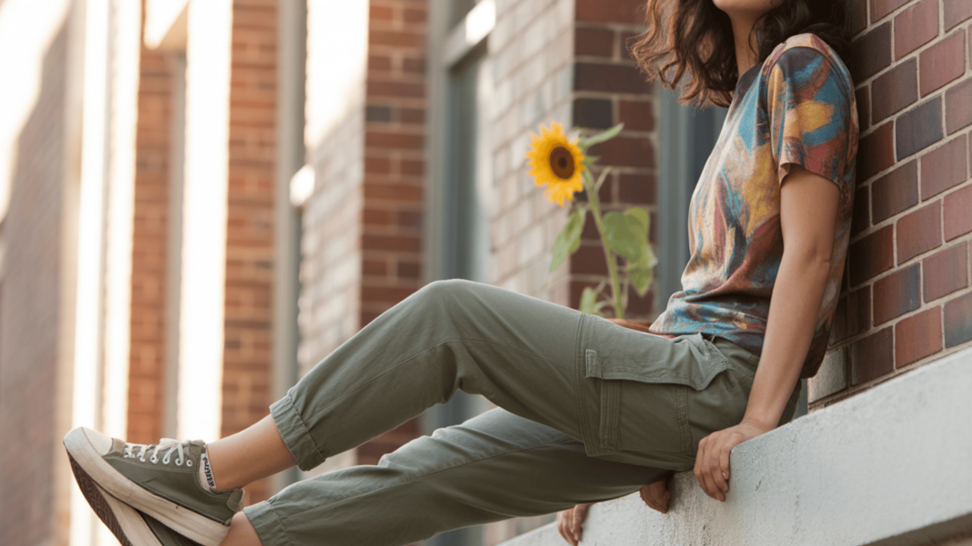 Cotton t-shirt with printed graphic
