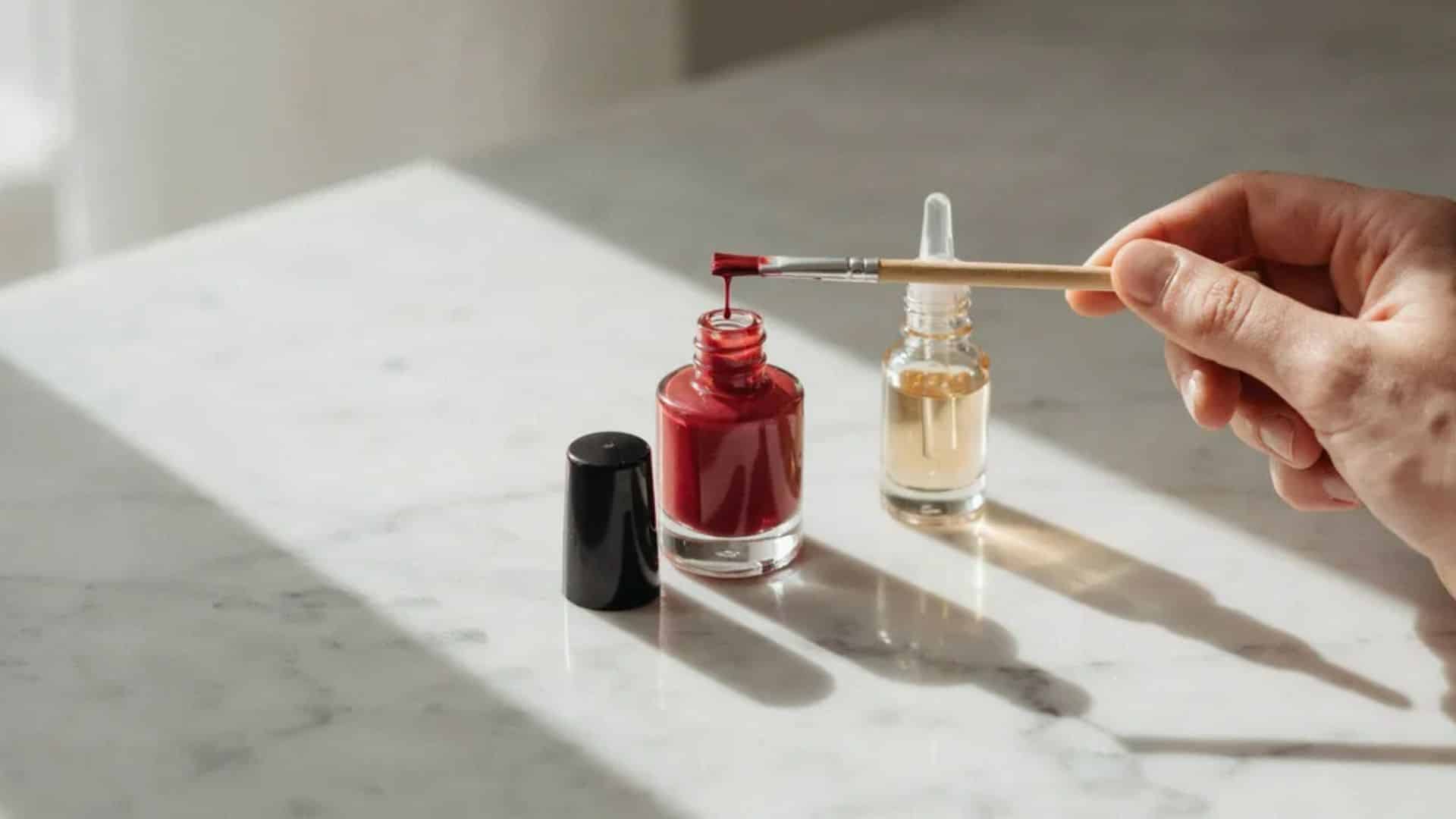 how to thin nail polish